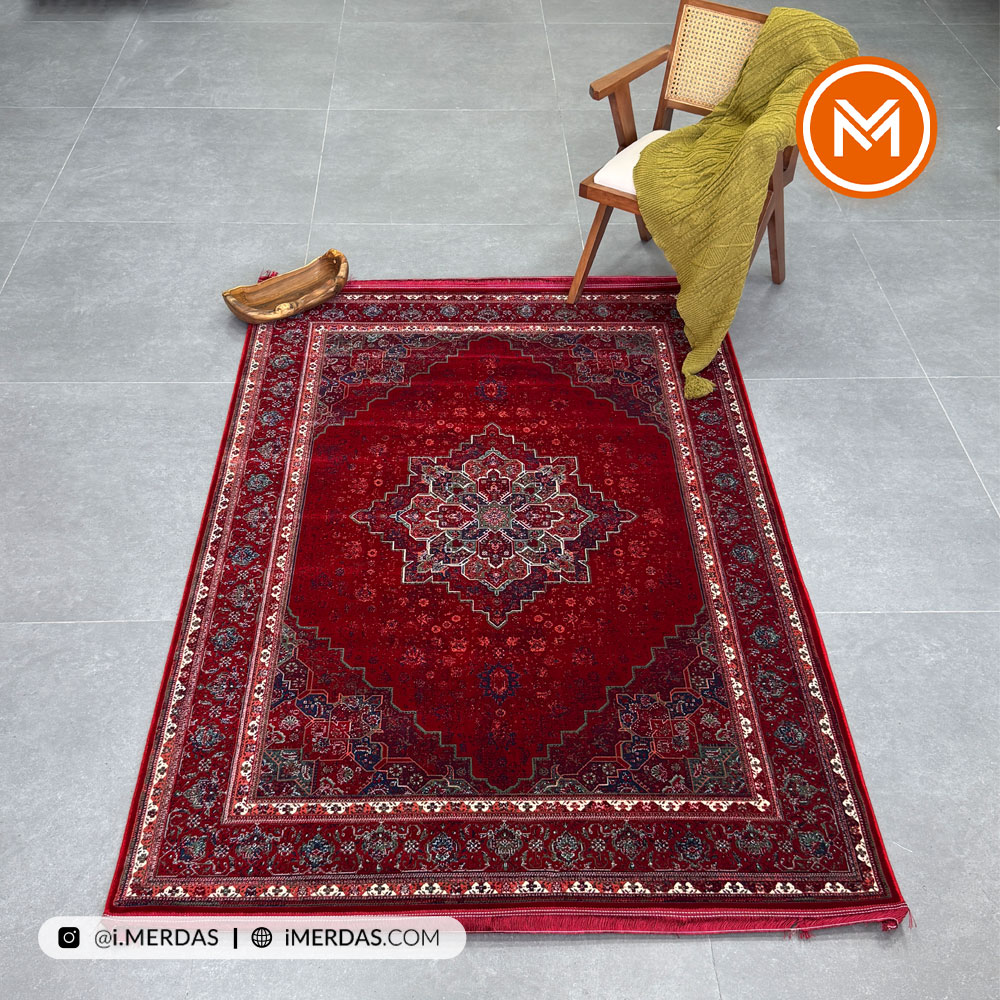 فرش گبه هریس LG زمینه تمام رنگ